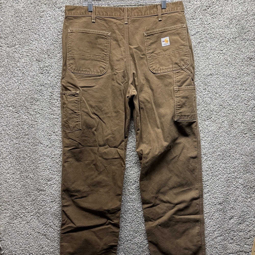 Carhartt Men's Brown Canvas Work Pants